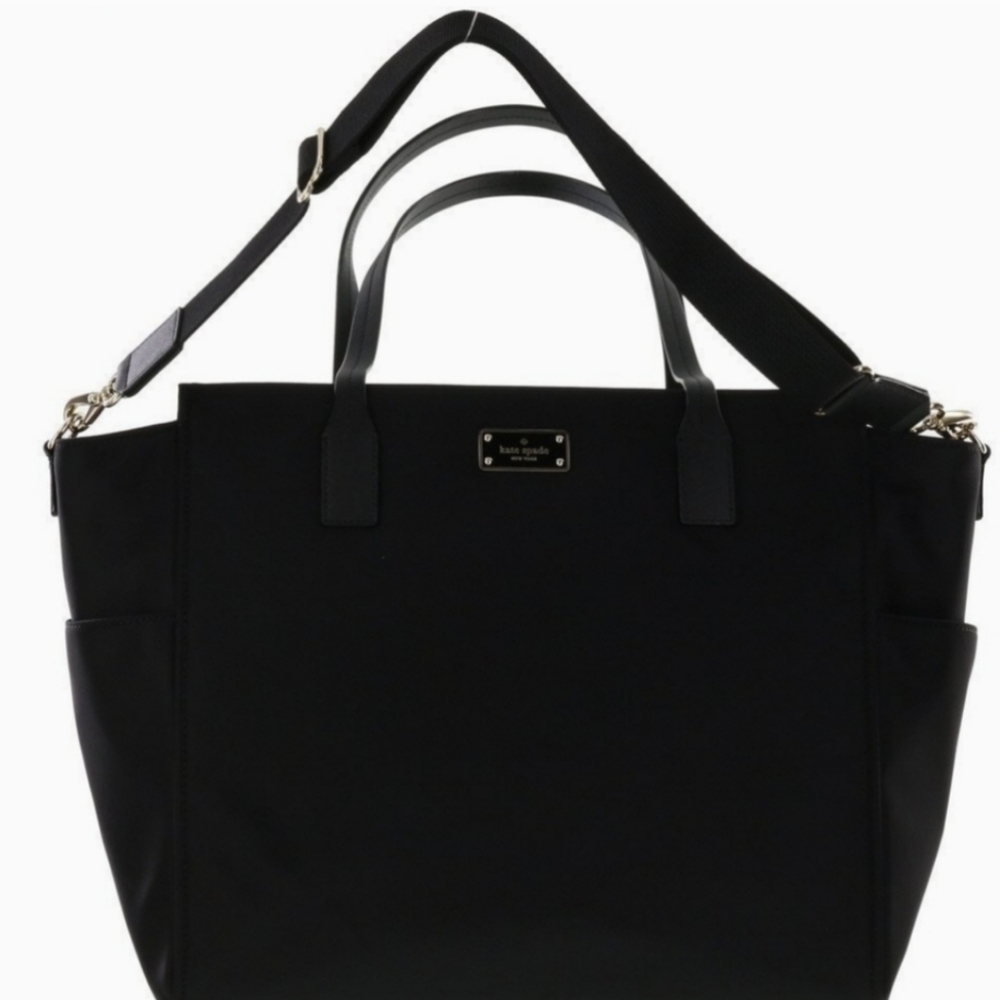 Kate Spade New York Black Wilson Road Kaylie Baby Bag Diaper Bag